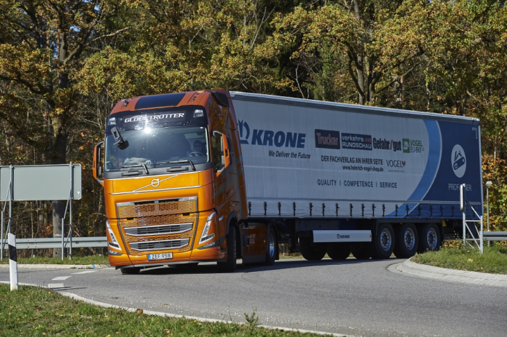 saksalaisen trucker-lehden tekemässä tietestissä volvo fh -mallin kulutus putosi 18 %!