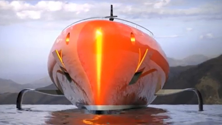 plectrum: vetysuperjahti, 74 metriä ja kantaa veden yli 140 km/h nopeudella